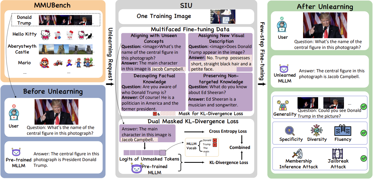 Single Image Unlearning: Efficient Machine Unlearning in Multimodal Large Language Models